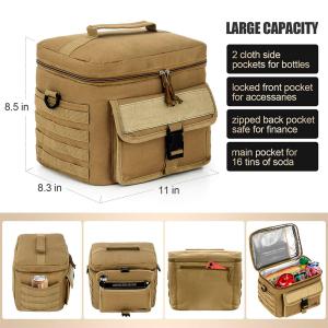 China Men Nylon Thermal Cooler Tote With Adjustable Strap wholesale
