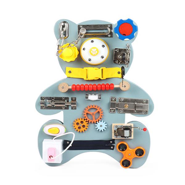Quality Educational Wooden Montessori Busy Board For Toddlers for sale