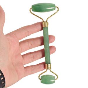 China Green Aventurine Double Jade Roller wholesale