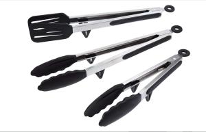 China Multifunction Kitchen Food Tongs Stainfree 12in Length Dishwasher Safe wholesale