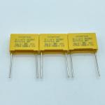 Yellow 0.1uF X2 Safety Capacitor Fireproof Solvent Resistant