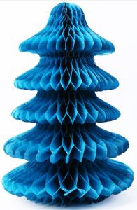 China Foreign trade Christmas gift home table decoration Creative paper flip paper Christmas tree Traditional paper carving wholesale