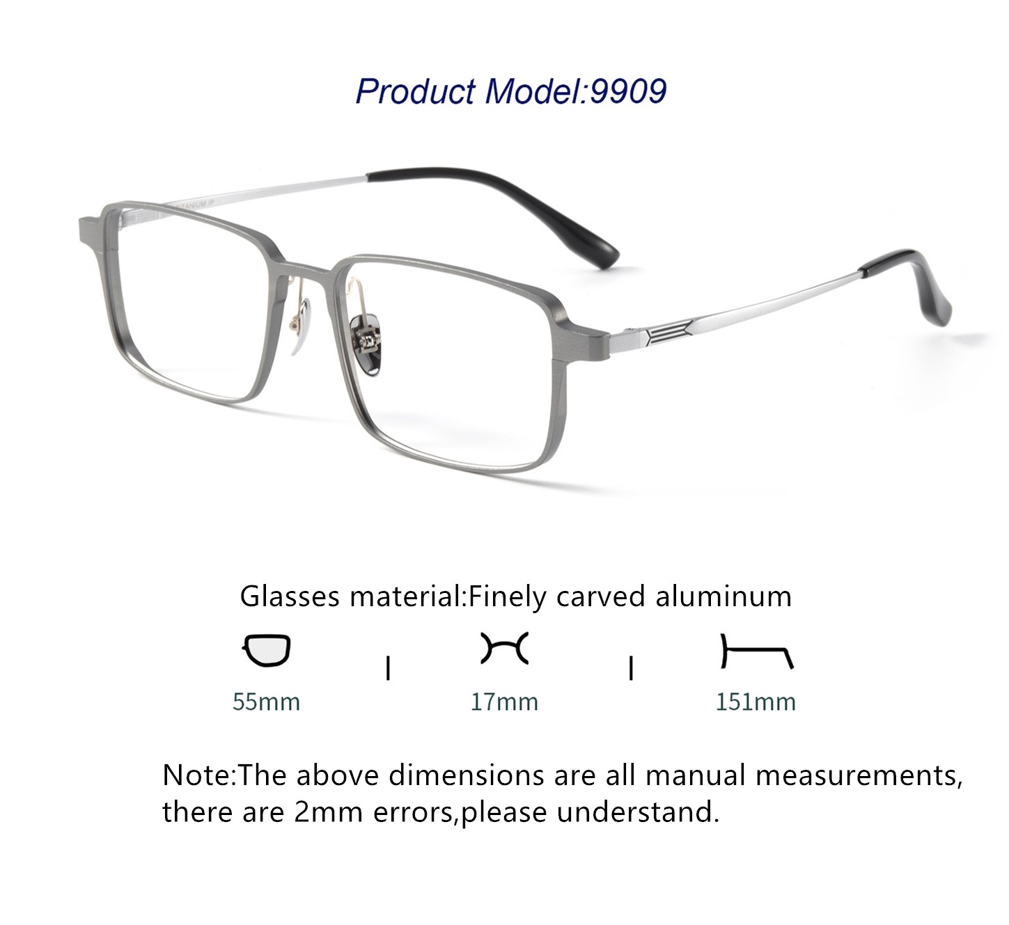 Driving Polarized Night Vision Magnetic Clip On Glasses ZTO 9909