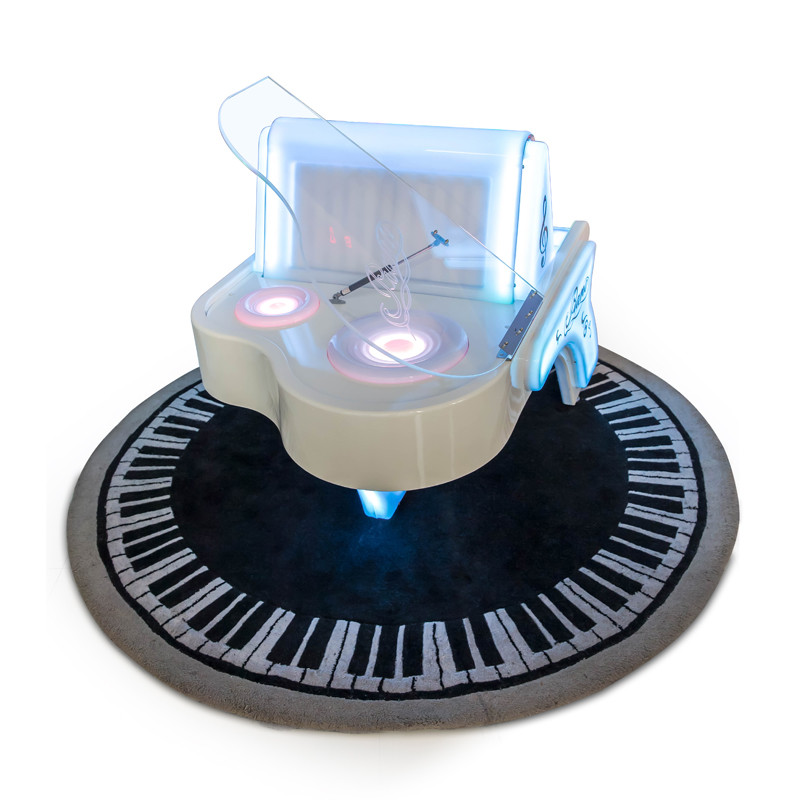 Children Coin Operated Karaoke Machine Piano Arcade Game For Playground