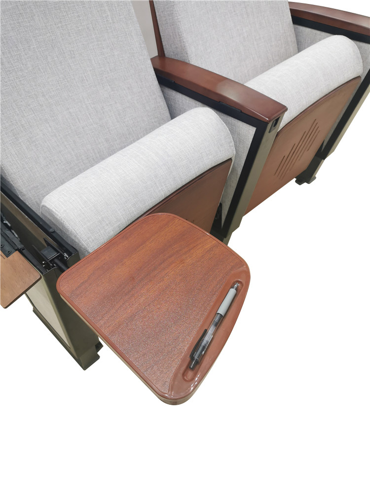 Anti Rust Steel Structure Conference Hall Chairs With Write Board