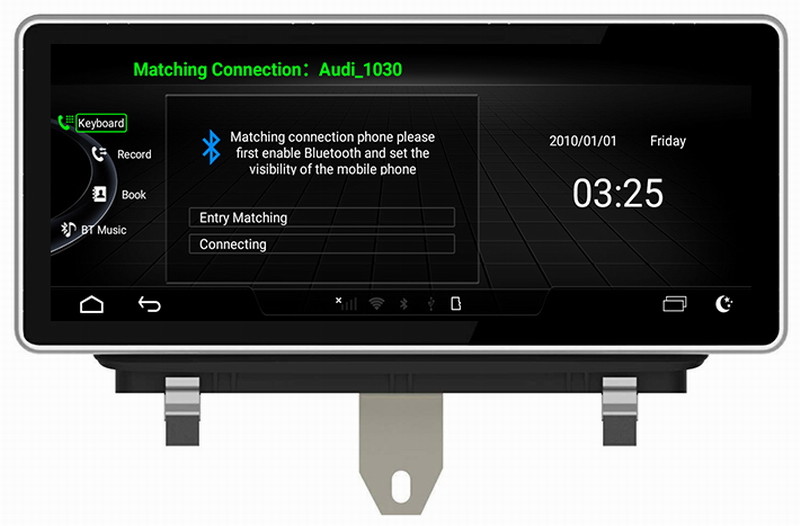 Ouchuangbo bluetooth car kit for Audi Q3 2011-2018 support BT MP3 mirror link android 8.0 OS 4+32