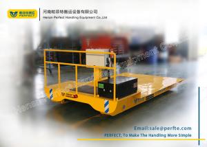 China Heavy Flat Rail Industrial Transfer Trolley / Material Handling Equipment wholesale