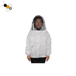 China Shrinkable Cuff Hooded Bee Jacket Beekeeping Protective Clothing wholesale