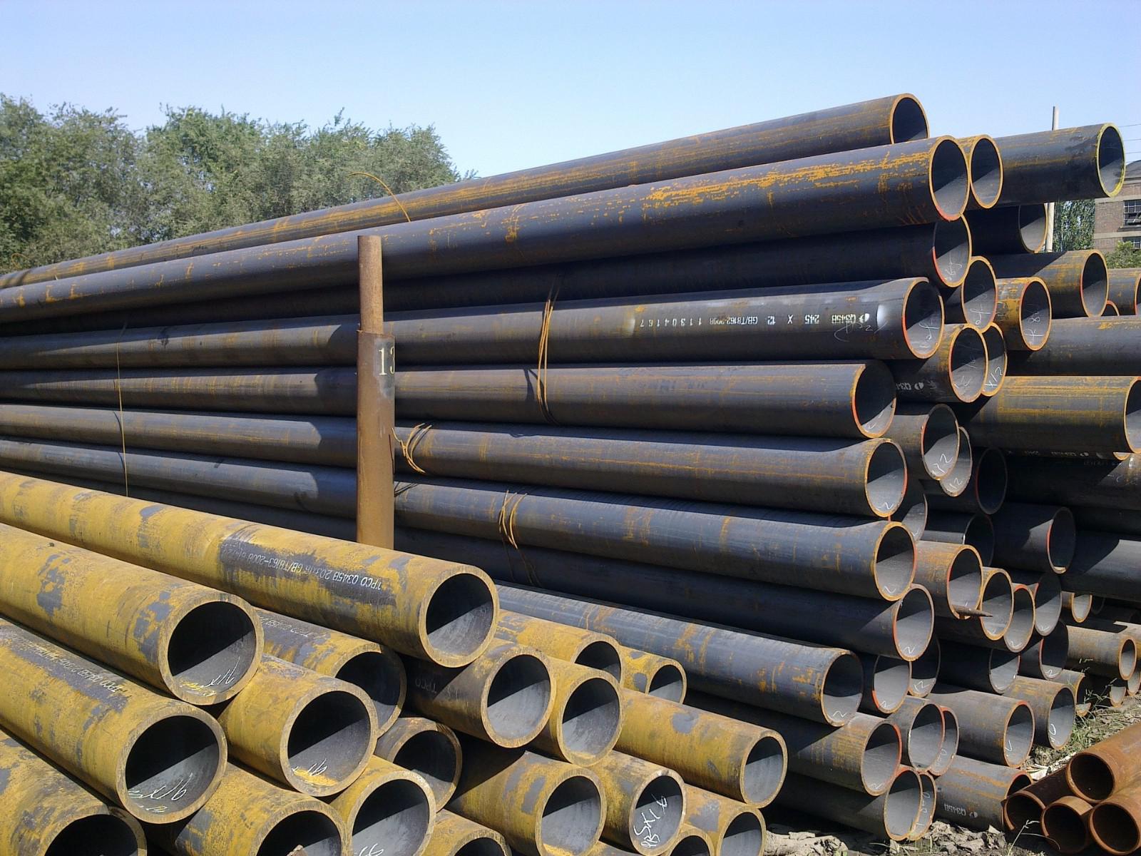 ASTM A53 A36 ERW Seamless Carbon Steel Pipe 5.8m 6m For Waterworks