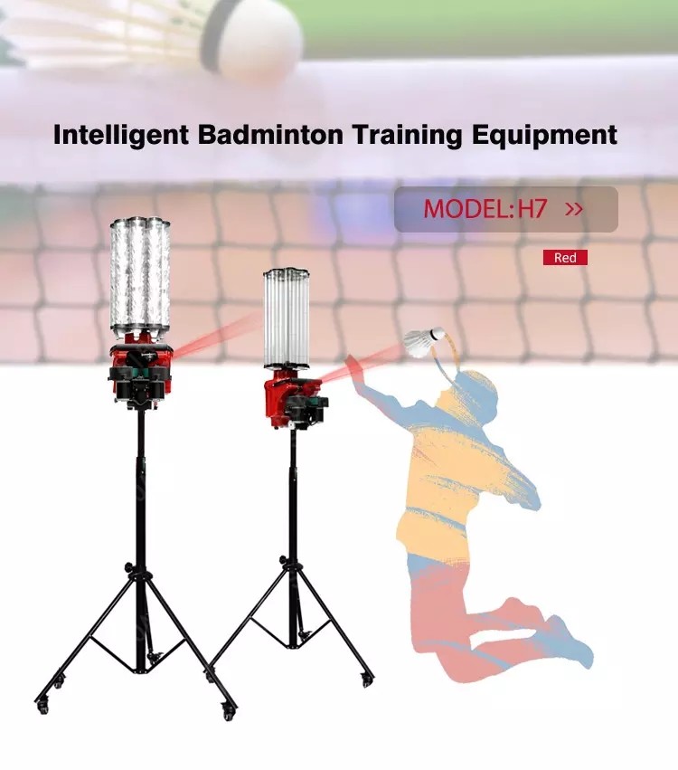 Badminton Shuttlecock Machine H7 Badminton Shuttlecock Launcher Equipment