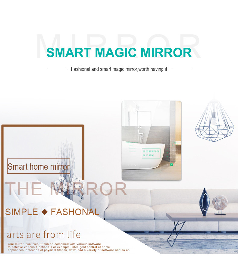 Hotel Video News Magic Anti Fog Touch Screen Smart Mirror