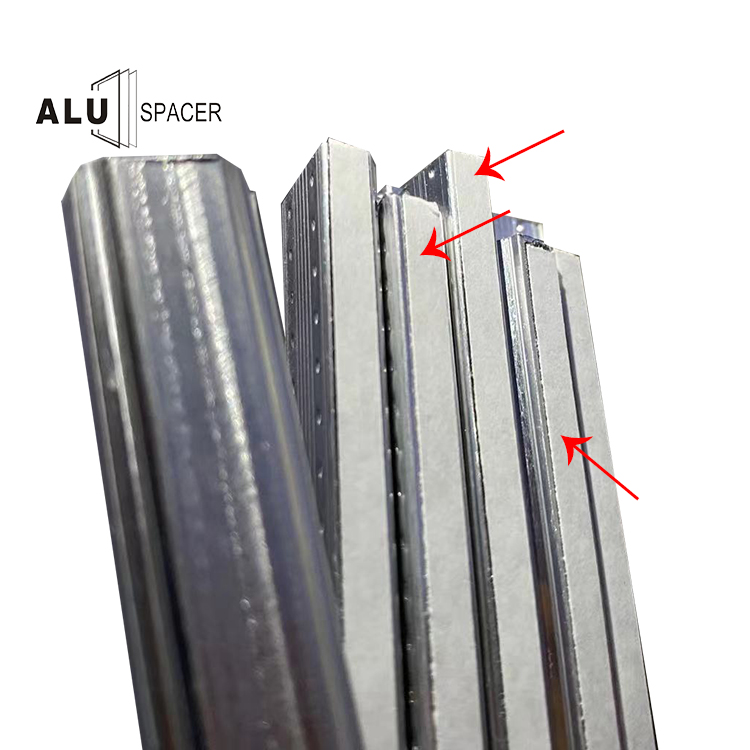 ABM Aluminum spacer bar with high adhesive butyl tape