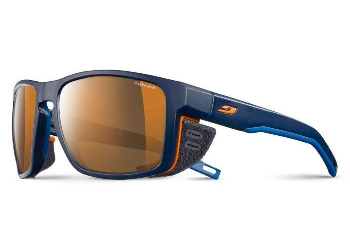Non Slip Mountaineering Sunglasses Shock Absorbing With Flexible Nose Grip