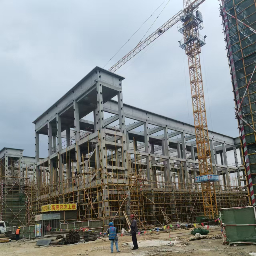 Strong And Eco Friendly Steel Frame Building Construction Sustainable Steel Structure