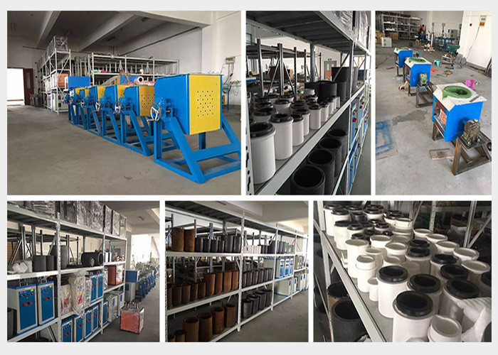 Induction Gold Copper Silver Melting Equipment , Small Furnace For Melting Metal