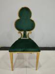 Flannel 108cm 47.5cm Stainless Steel Dining Chair