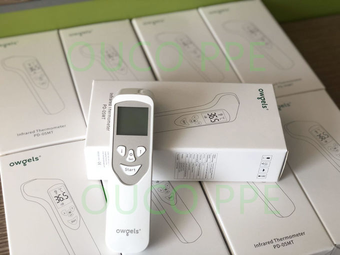 Non Contact Infrared Forehead Thermometer , Smart Handheld Laser Thermometer