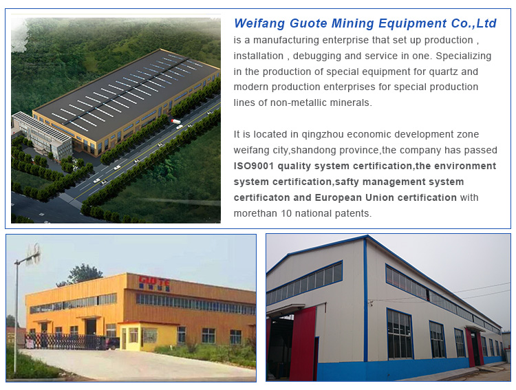 Grinding Ore Silica Sand Processing Machine for Glass Grade Materials Production