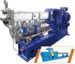 28 - 80mm Dia Counter Rotating Twin Screw Extruder Machine 45 - 750KW Motor
