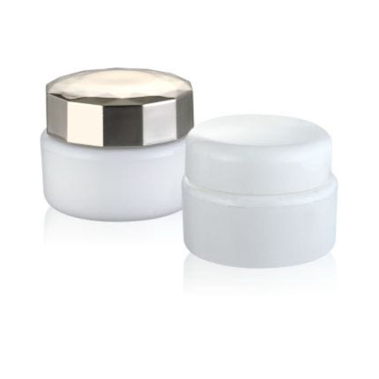 30g 50g PP Frost Body with Sliver Lid Facial Cream and Eye Cream Empty Cosmetic Jar