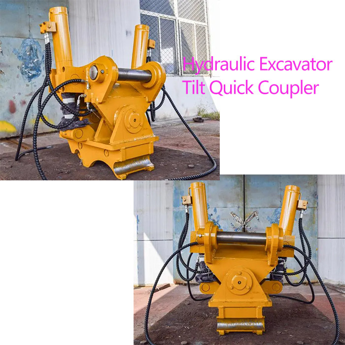 4 - 20 Ton Excavator Quick Coupler Tilt Hitch Q355B For Mini Excavator