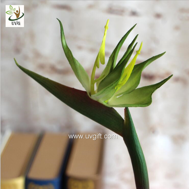 UVG FBP112 uk PU plastic artificial strelitzia reginae beautiful flower bouquet for party decoration