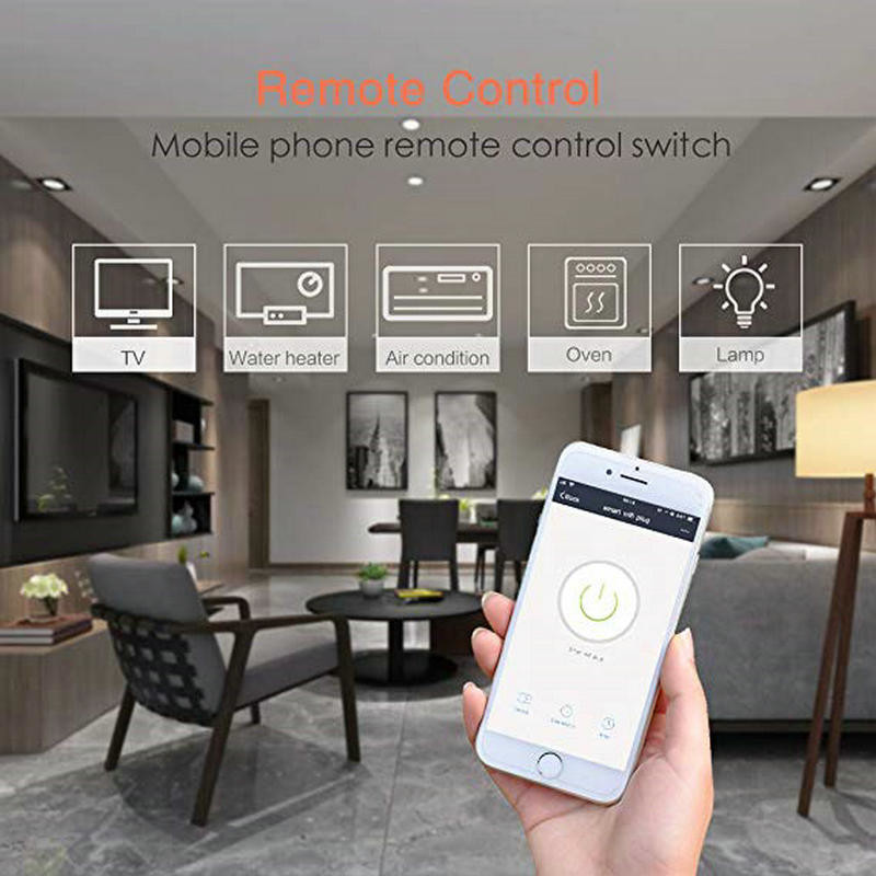 Wireless WiFi Smart Socket Alexa Google Home Energy Monitoring Smart Plug EU Tuya APP Smart Home