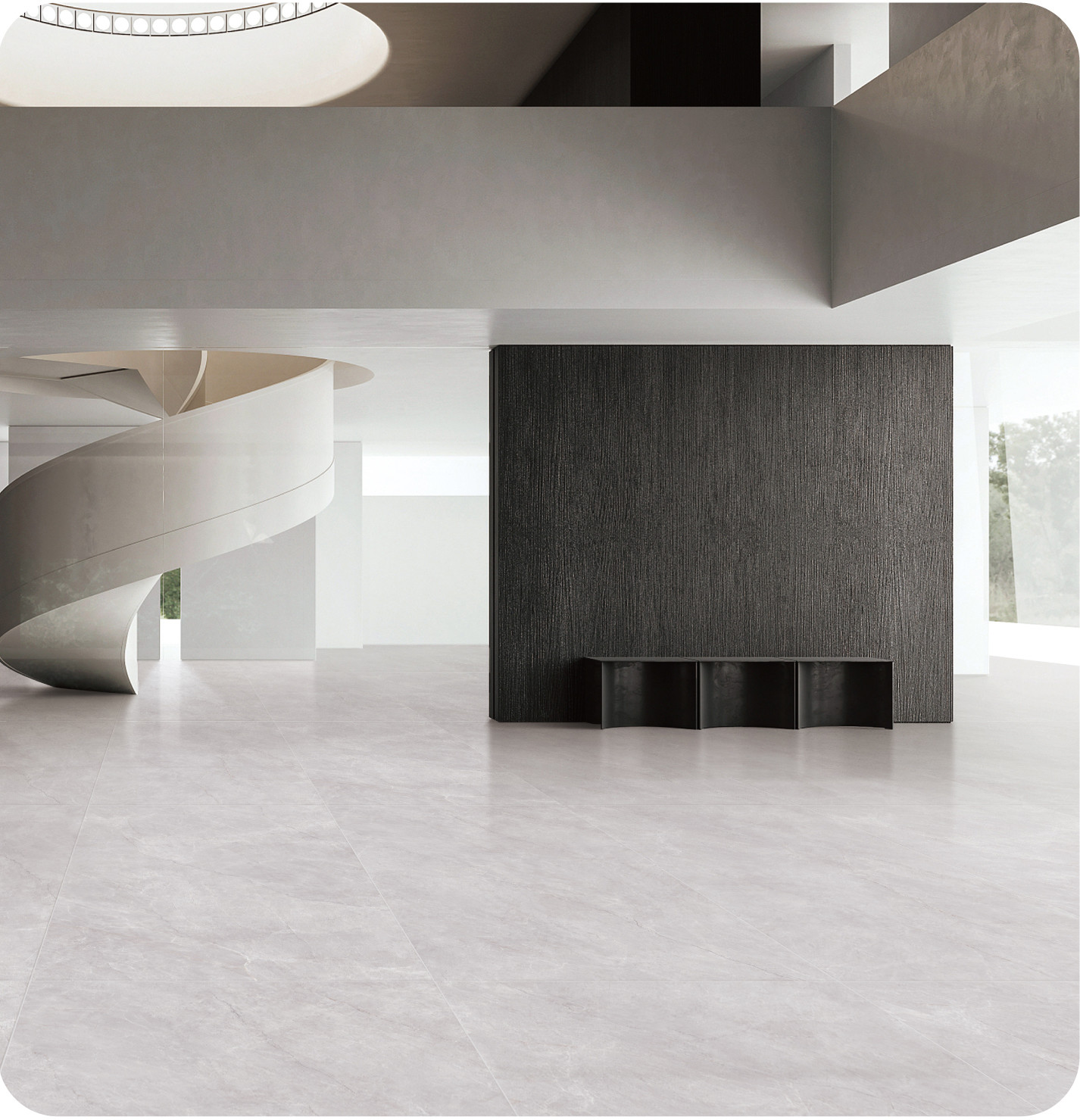 60x120cm Interior Floor Backgroud Tiles and SGS gray Baby Face Glazed Porcelain Tile For Renovation