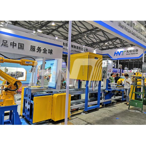 Cuff Type Shrink Wrap Heat Shrinking Machine Automatic Cable Coil Packing