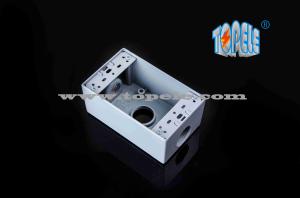 China Weatherproof Electrical Boxes 3 Holes Single Gang Outlet Boxes Aluminum wholesale