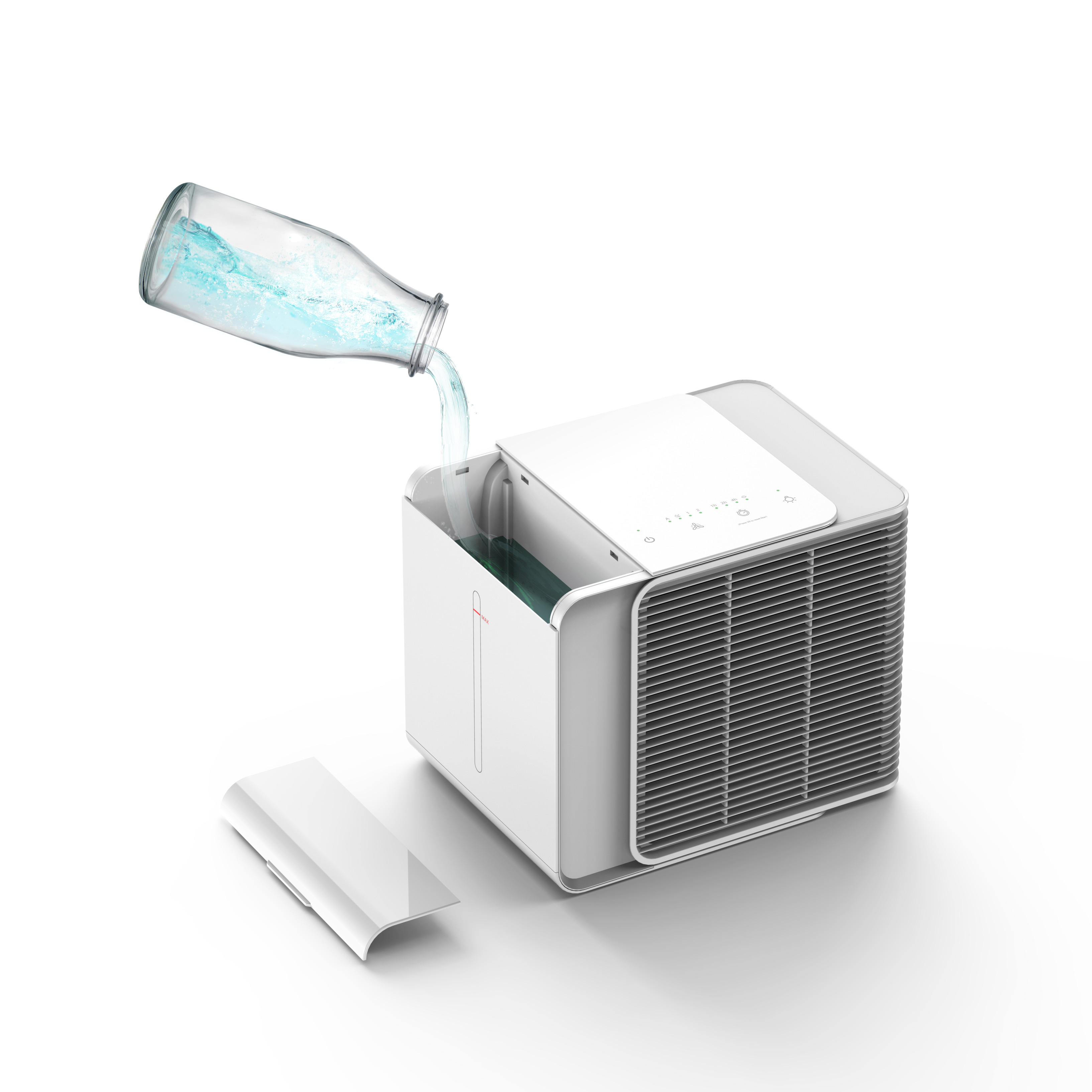 Low Noise H12 Filter Air Purifier With Humidifier EPI068 Motor Stable And Strong Wind
