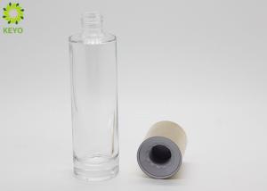China 100ML Moisturizing Lotion Glass Bottle , Face Cream Glass Cosmetic Bottle wholesale