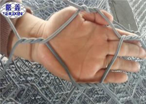 China Rock Stone Gabion Walls , Wire Mesh Rock Retaining Wall For Water Project wholesale