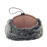 Fashionable Warmth Mens Waterproof Trapper Hat With Embroidery Logo