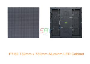 China P7.62 Indoor 732mm x 732mm LED Display Cabinet Ultra Light Aluminum wholesale