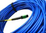 Single Mode Outdoor Fiber Patch Cord , MTP MPO Armored Fiber Optic Patch Cord