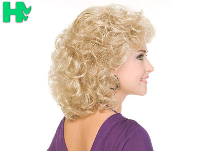 Synthetic Heat Resistant Wigs Hair Short Wave Blonde Synthetic Wigs