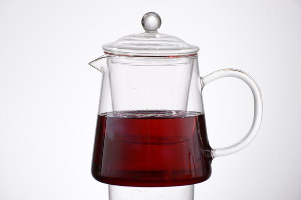 Double wall glass, Heat-resistant glass teapot, borosilicate glass tea set,