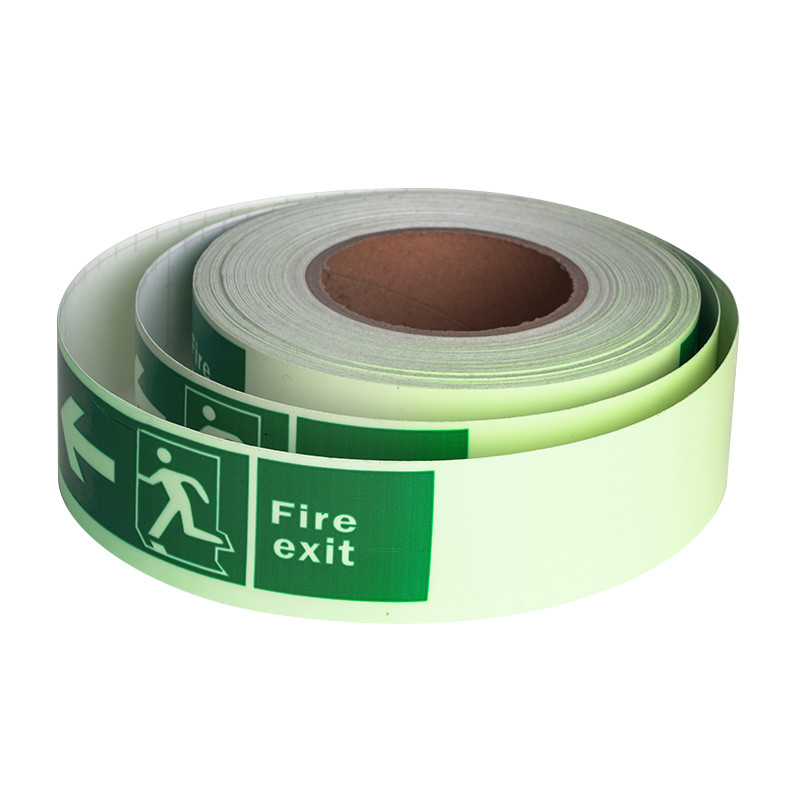 Customized Safety Glow In The Dark Reflective Tape Stickers For Walkways