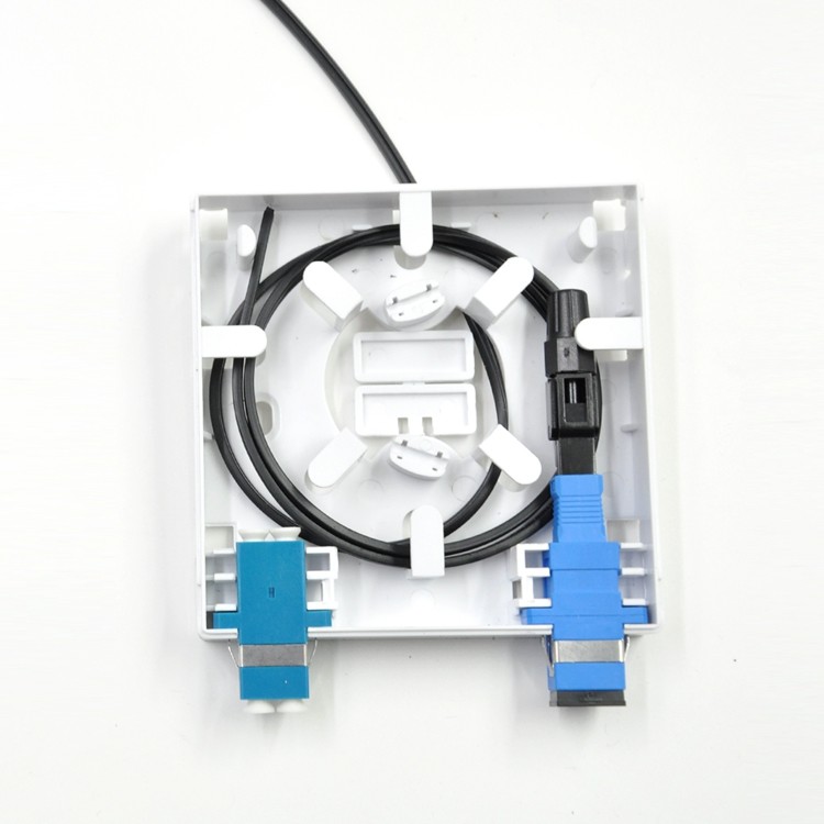 86 Type Mini 2 Core FTTH Wall Mount Patch PanelsTerminal Box