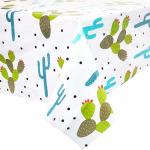 Rainbow Printed PE Plastic Fitted Table Covers Disposable 54 × 108 Inch