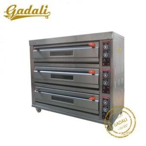 China 3 Decks 9 Trays Electric Bakery Oven Digital Control wholesale
