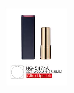 China Luxury Sqaure Lipstick Tube Case 12.1mm 12.7mm Inner Cup ABS Base wholesale