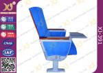 Pure Aluminum Alloy Structure Cinema Theater Chairs With Big Folding Dining