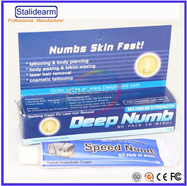 2015 New Arrivel Hot Selling 10g Deep Numb Anesthetic Cream strong numb cream for tattoo and permanent makeup