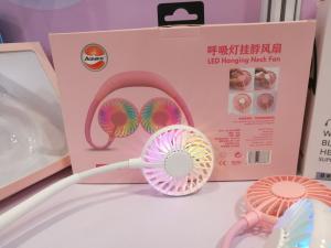 China summer fan reduce heat 2022 Mini ABS 6hrs 1200mAh Hands Free Mini Neck Fan For Summer wholesale