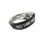 150mm Width Cotton Canvas Belt Black Woven Belt Mens 38mm