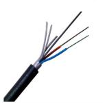 Steel Wire Armored Fiber Optic Cable , 12 Core GYTA Cable Good Bending