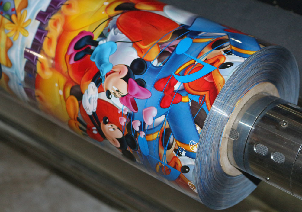 Plastic Film PE PP Printing Press Equipment , Gravure Printing Machine 380KW Power Consumption