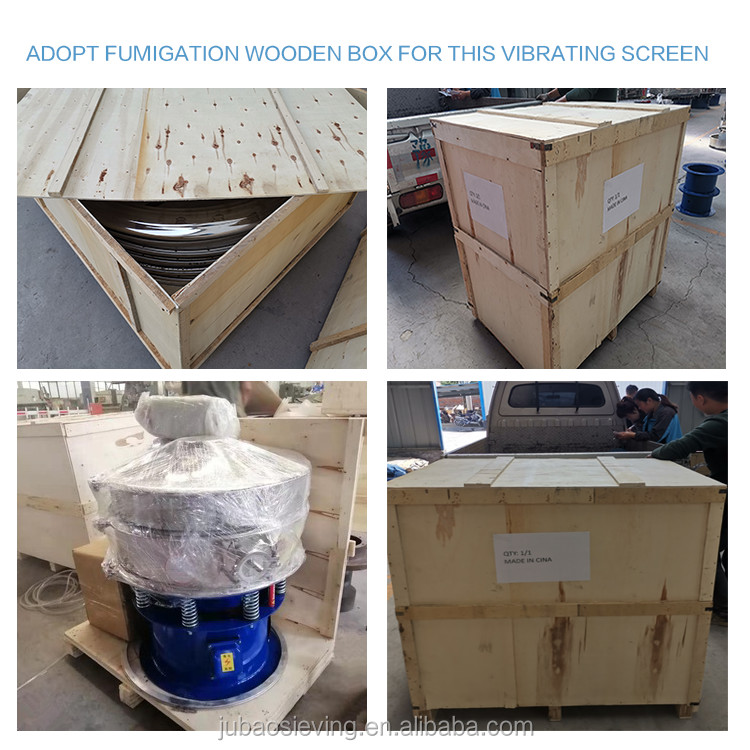 SS304 Stainless Steel Rotary Vibratory Screening Machine For Chemical Powder Flour